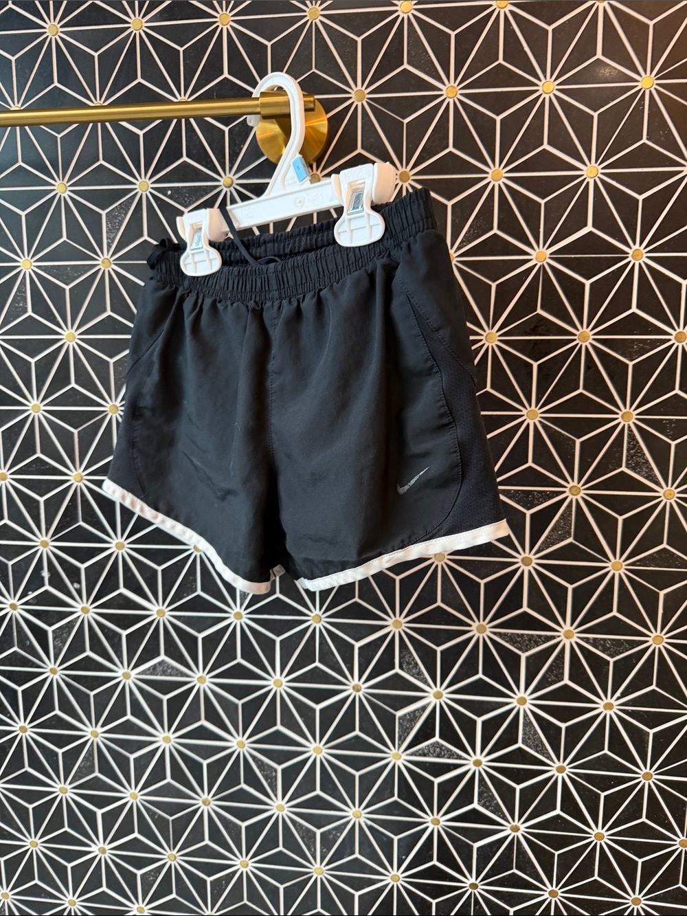 Nike Black Shorts with White Trim